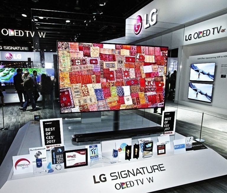 CES 2017: televízor z radu LG Signature získal ocenenie „BEST PF THE BEST“