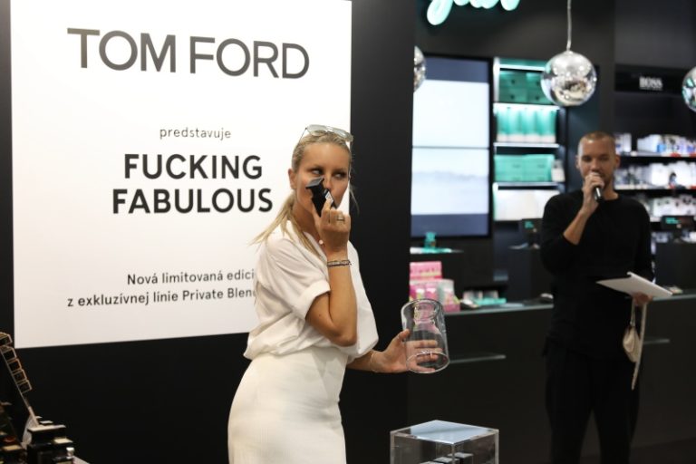 Simona Krainová predstavila exkluzívnu vôňu Tom Ford Fucking Fabulous