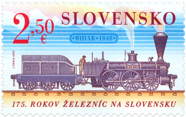 Videli ste už novú známku k 175. výročiu železníc na Slovensku?